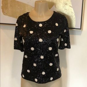 J Crew Sequin Blouse